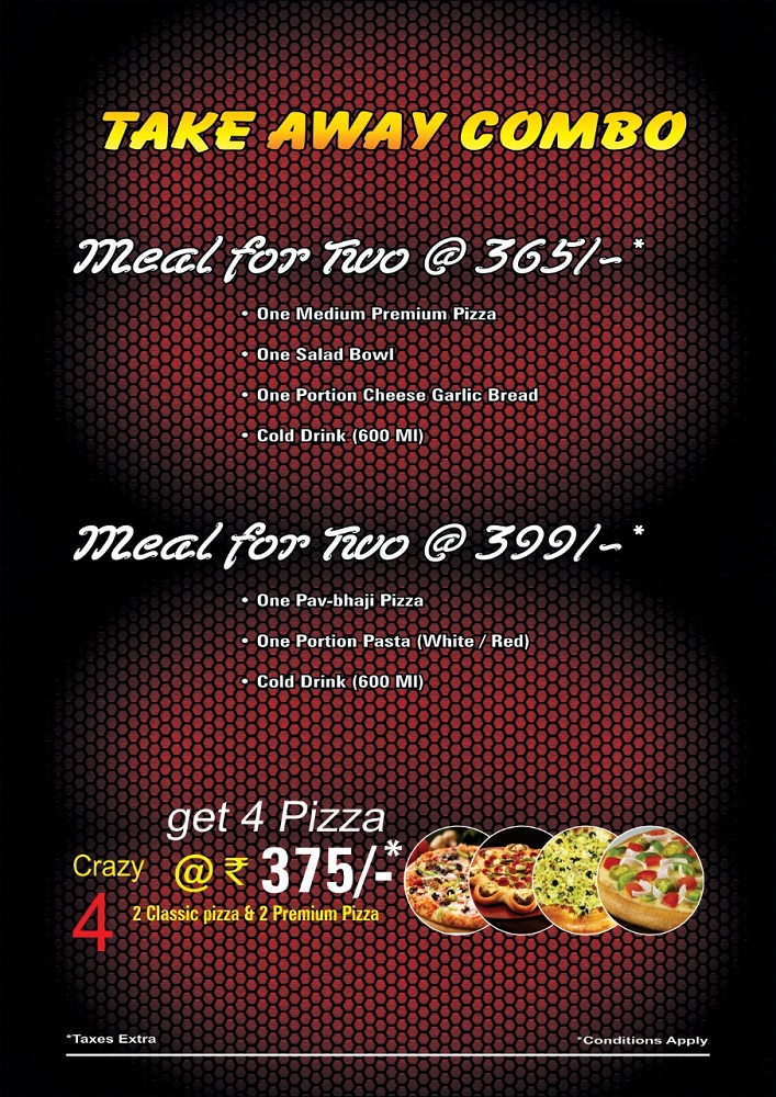 Udaipur Menu Pizza Burst
